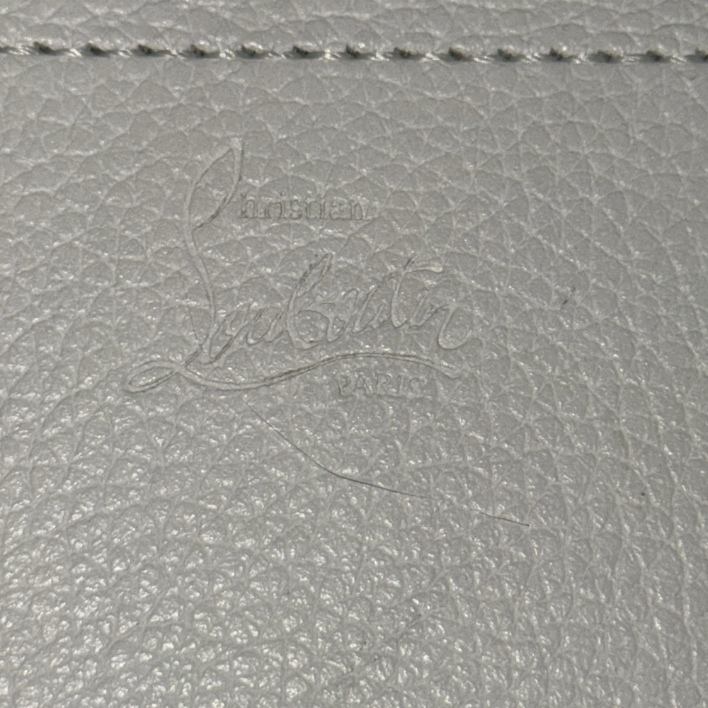 Preloved Christian Louboutin phone bag crossbody white excellent 7.5”L X 4.5”W - Picture 10 of 11